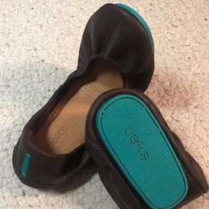 Tieks chocolate brown size 10